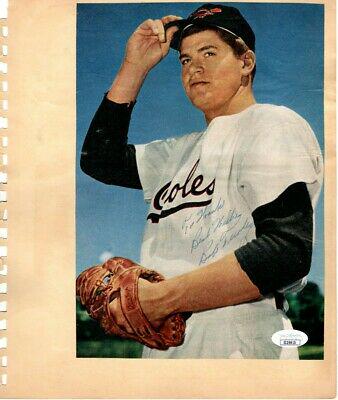Bob Turley Signed Autographed Vintage Scrapbook Page Orioles JSA II25913: Bob Turley Signed Autographed Vintage Scrapbook Page Orioles JSA II25913 Sport: Baseball-MLB Product: Vintage Scrapbook Page Original/Reprint: Original Player: Bob Turley Autograph Authentication: Jam