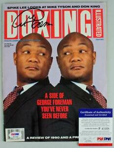 George Foreman Signed Boxing Illustrated Magazine PSA/DNA: George Foreman Signed Boxing Illustrated Magazine PSA/DNA Sport: Boxing Product: Not Available Original/Reprint: Original Player: GEORGE FOREMAN Autograph Authentication: PSA/DNA PRODUCT_COA: PSA/DNA 