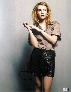 Emma Roberts Signed Autographed 11X14 Photo Sexy Gorgeous Black Skirt GV838034: Emma Roberts Signed Autographed 11X14 Photo Sexy Gorgeous Black Skirt GV838034 Object Type: Photograph Industry: Television Original/Reproduction: Original Signed by: Emma Roberts Autograph