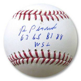 Ron Perranoski Signed Autographed MLB Baseball Dodgers 63 65 81 88 WSC S1269: Ron Perranoski Signed Autographed MLB Baseball Dodgers 63 65 81 88 WSC S1269 Sport: Baseball-MLB Product: Ball Original/Reprint: Original Autograph Authentication: Cardboard Legends Team: Los