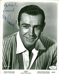 Sean Connery Marnie "Best Wishes" Signed 8x10 LE Promo B & W Photo JSA