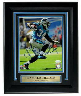 DeAngelo Williams Carolina Panthers Signed/Auto 8x10 Photo Framed JSA 162257: DeAngelo Williams Carolina Panthers Signed/Auto 8x10 Photo Framed JSA 162257 Sport: Football-NFL Product: Photo Original/Reprint: Original Team: Carolina Panthers Autograph Authentication: JSA