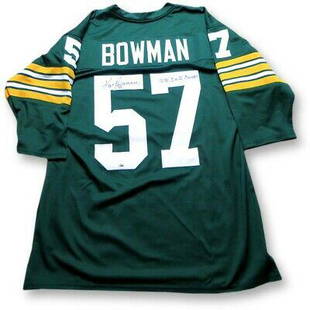 Ken Bowman Signed Autographed Jersey Green Bay Packers SB Champs JSA VV99329: Ken Bowman Signed Autographed Jersey Green Bay Packers SB Champs JSA VV99329 Sport: Football-NFL Product: Jersey Original/Reprint: Original Player: Ken Bowman Team: Green Bay Packers Autograph