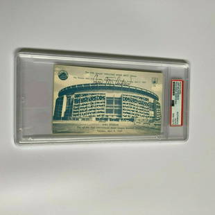 Jim McAndrew Signed 1969 New York Mets Shea Stadium Postcard PSA DNA RARE: Jim McAndrew Signed 1969 New York Mets Shea Stadium Postcard PSA DNA RARE Product: Postcard Sport: Baseball-MLB Autograph Authentication: Professional Sports Authenticator (PSA) Team: New York