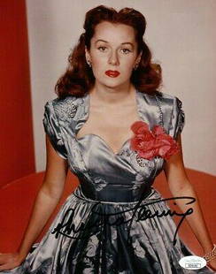 Rhonda Fleming Signed Autographed 8X10 Photo Sexy Silver Dress JSA II35152: Rhonda Fleming Signed Autographed 8X10 Photo Sexy Silver Dress JSA II35152 Industry: Movies Object Type: Photograph Original/Reproduction: Original Autograph Authentication: James Spence (JSA) 