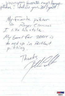 Phillies Jonathan Papelbon Signed 6X9 Minor League Letter PSA/DNA: Phillies Jonathan Papelbon Signed 6X9 Minor League Letter PSA/DNA Sport: Baseball-MLB Product: Ball Original/Reprint: Original Player: JONATHAN PAPELBON Autograph Authentication: PSA/DNA Team: