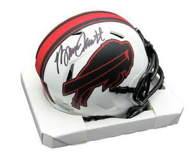 Bruce Smith HOF Signed/Auto Bills Lunar Eclipse Mini Helmet JSA Witness 159167: Bruce Smith HOF Signed/Auto Bills Lunar Eclipse Mini Helmet JSA Witness 159167 Sport: Football-NFL Product: Helmet Original/Reprint: Original Team: Buffalo Bills Autograph Authentication: JSA 