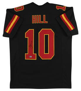 Chiefs Tyreek Hill Signed Black Pro Style Jersey Autographed BAS: Chiefs Tyreek Hill Signed Black Pro Style Jersey Autographed BAS Sport: Football-NFL Product: Jersey Original/Reprint: Original Player: Tyreek Hill Team: Kansas City Chiefs Autograph