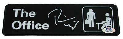 Rainn Wilson Signed Dwight Schrute The Office Sign PSA/DNA ITP 160479: Rainn Wilson Signed Dwight Schrute The Office Sign PSA/DNA ITP 160479 Industry: Movies Original/Reproduction: Original Autograph Authentication: PSA/DNA PLEASE NOTE: Framed Large or heavy Items