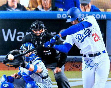 Trayce Thompson Signed Autographed 16X20 Photo LA Dodgers Big Swing Beckett: Trayce Thompson Signed Autographed 16X20 Photo LA Dodgers Big Swing Beckett Sport: Baseball-MLB Product: Photo Original/Reprint: Original Player: Trayce Thompson Autograph Authentication: Beckett