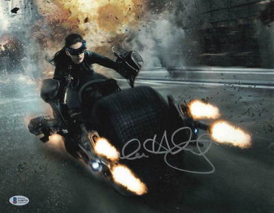 Anne Hathaway Authentic Autographed 11x14 Photo: Anne Hathaway Authentic Autographed 11x14 Photo Signature: Anne Hathaway Product: 11x14 Photo Featured Movie: The Dark Knight Certificate of Authenticity: Beckett Hologram & COA The Mynt