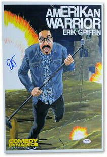 Erik Griffin Signed Autographed 12X18 Photo AmERIKan Warrior Poster PSA AJ57646: Erik Griffin Signed Autographed 12X18 Photo AmERIKan Warrior Poster PSA AJ57646 Object Type: Photograph Industry: Television Original/Reproduction: Original Signed by: Erik Griffin Autograph