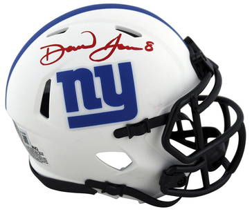 Giants Daniel Jones Signed Lunar Speed Mini Helmet BAS: Giants Daniel Jones Signed Lunar Speed Mini Helmet BAS Sport: Football-NFL Product: Helmet Original/Reprint: Original Player: Daniel Jones Team: New York Giants Autograph Authentication: Beckett