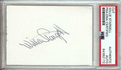Willie Stargell Signed Autographed Cut Signature Pittsburgh Pirates PSA/DNA: Willie Stargell Signed Autographed Cut Signature Pittsburgh Pirates PSA/DNA Sport: Baseball-MLB Product: Cut Signature Original/Reprint: Original Player: Willie Stargell Autograph Authentication: