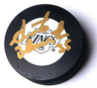 Arto Blomsten Signed Autographed Hockey Puck Los Angeles Kings w/COA: Arto Blomsten Signed Autographed Hockey Puck Los Angeles Kings w/COA Sport: Hockey-NHL Product: Puck Original/Reprint: Original Player: Arto Blomsten Team: Los Angeles Kings Autograph