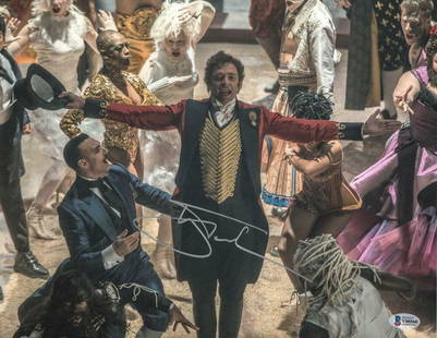 Hugh Jackman Authentic Autographed 11x14 Photo: Hugh Jackman Authentic Autographed 11x14 Photo Signature: Hugh Jackman Product: 11x14 Photo Featured Movie: The Greatest Showman Certificate of Authenticity: Beckett Hologram & Card The