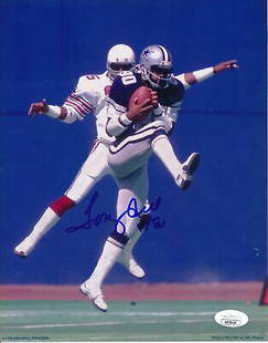 Tony Hill Dallas Cowboys Signed/Autographed 8x10 Photo JSA 158899: Tony Hill Dallas Cowboys Signed/Autographed 8x10 Photo JSA 158899 Sport: Football-NFL Product: Photo Original/Reprint: Original Team: Dallas Cowboys Autograph Authentication: JSA League: NFL 