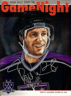 Steve Duchesne Signed Autographed Gamenight Magazine LA Kings Oct 1998 w/COA: Steve Duchesne Signed Autographed Gamenight Magazine LA Kings Oct 1998 w/COA Sport: Hockey Product: Memorabilia Original/Reprint: Original Autograph Authentication: Cardboard Legends Team: Los
