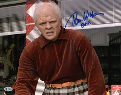 Tom Wilson Authentic Autographed 11x14 Photo: Tom Wilson Authentic Autographed 11x14 Photo Signature: Tom Wilson Product: Autographed 11x14 Photo Inscription: Biff Featured Movie: Back to the Future Certificate of Authenticity: Beckett