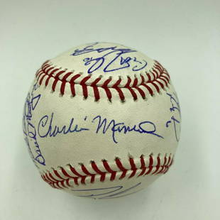 2008 Philadelphia Phillies World Series Champs Team Signed Baseball Beckett COA: 2008 Philadelphia Phillies World Series Champs Team Signed Baseball Beckett COA Product: Ball Sport: Baseball-MLB Autograph Authentication: Beckett Team: Philadelphia Phillies Original/Reprint: