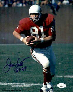 Jackie Smith St. Louis Cardinals HOF Signed/Autographed 8x10 Photo JSA 161442: Jackie Smith St. Louis Cardinals HOF Signed/Autographed 8x10 Photo JSA 161442 Sport: Football-NFL Product: Photo Original/Reprint: Original Team: St. Louis Cardinals Autograph Authentication: JSA