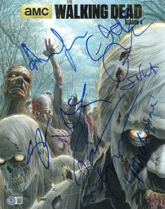 The Walking Dead Cast: Andrew Lincoln Danai Gurira Steven Yeun Norman Reedus Greg Nicotero Chad