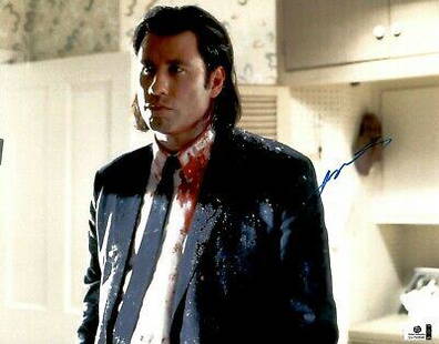 John Travolta Signed Autographed 11X14 Photo Pulp Fiction Vincent Vega GV750696: John Travolta Signed Autographed 11X14 Photo Pulp Fiction Vincent Vega GV750696 Industry: Movies Object Type: Photograph Original/Reproduction: Original Signed by: John Travolta Autograph