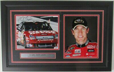 Carl Edwards NASCAR Champ Signed/Auto 8x10 Photo Framed PSA/DNA 158149: Carl Edwards NASCAR Champ Signed/Auto 8x10 Photo Framed PSA/DNA 158149 Sport: Racing-NASCAR Product: Photo Original/Reprint: Original Autograph Authentication: PSA/DNA League: NASCAR PLEASE