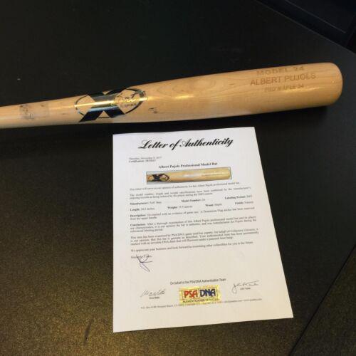 2003 Albert Pujols Game Issued X-Bat Baseball Bat PSA DNA COA: 2003 Albert Pujols Game Issued X-Bat Baseball Bat PSA DNA COA PLEASE NOTE: Framed Large or heavy Items do not have shipping costs included. The exact shipping cost will be added to your invoice post a