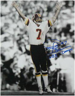 Joe Theismann Signed Auto 11x14 Photo Washington Hands Up In Blue: Joe Theismann Signed Auto 11x14 Photo Washington Hands Up In Blue Sport: Football-NFL Product: Photo Original/Reprint: Original Player: Joe Theismann Team: Kansas City Chiefs Autograph