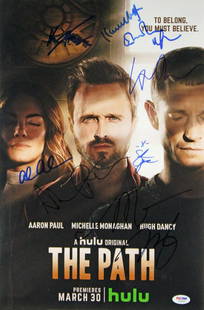 The Path (9) Monaghan Paul Kelly Signed 12x18 Movie Poster PSA/DNA: The Path (9) Monaghan Paul Kelly Signed 12x18 Movie Poster PSA/DNA Autograph Authentication: PSA/DNA PRODUCT_COA: PSA/DNA PRODUCT_SIGNED_BY_NAME: Dancy Monaghan Paul Kelly Allen Ahn