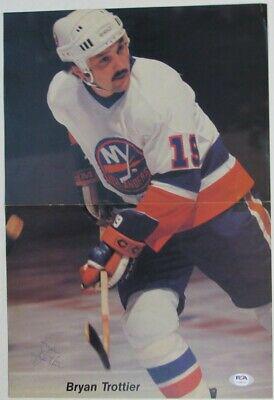 Bryan Trottier Islanders Signed 11x16 Pull Out Magazine Poster PSA/DNA 154394: Bryan Trottier Islanders Signed 11x16 Pull Out Magazine Poster PSA/DNA 154394 Sport: Hockey-NHL Product: PHOTO Original/Reprint: Original Team: New York Islanders Autograph Authentication: PSA/DNA Lea