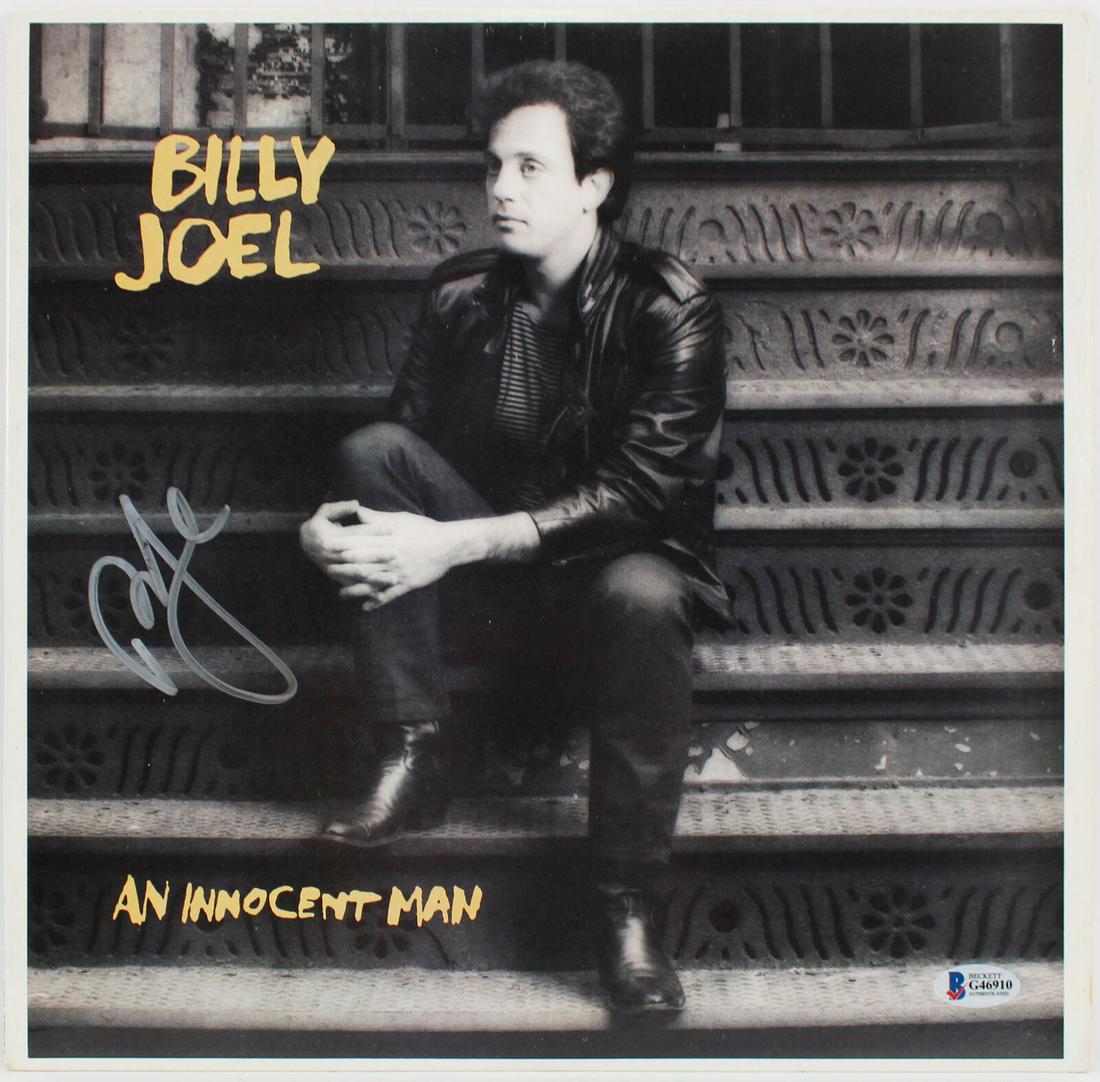 Billy Joel Signed An Innocent Man Album Cover W/ Vinyl BAS: Billy Joel Signed An Innocent Man Album Cover W/ Vinyl BAS Industry: Music Object Type: Record Original/Reproduction: Original Autograph Authentication: Beckett PRODUCT_COA: Beckett PRODUCT_SIGNED_BY_