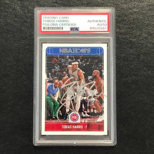 2017-18 NBA Hoops #171 Tobias Harris Signed Card AUTO PSA Slabbed: 2017-18 NBA Hoops #171 Tobias Harris Signed Card AUTO PSA Slabbed Graded: No Sport: Aikido Pre-Owned PLEASE NOTE: Framed Large or heavy Items do not have shipping costs included. The exact