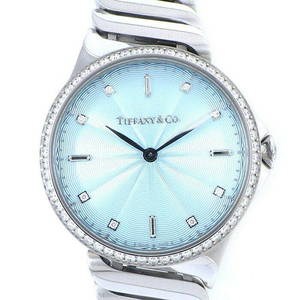 Tiffany & Co. Metro 2 60874859 Diamond Quartz Blue Dial Ladies Watch