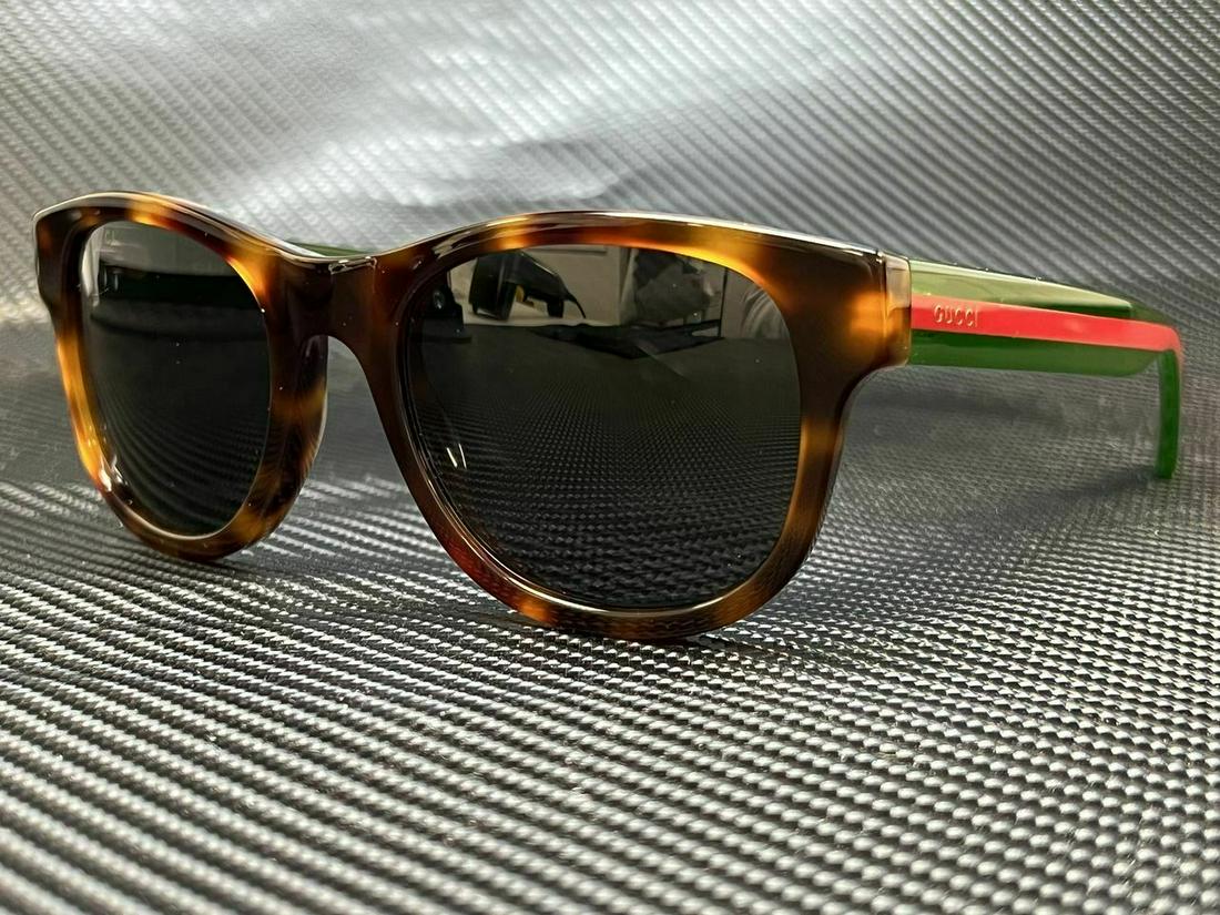 GUCCI GG0003SN 003 Havana/Green Round 52 mm Men's: GUCCI GG0003SN 003 Havana/Green Round 52 mm Men's Brand: Gucci Department: Men Frame Color: Beige Style: Round Type: Sunglasses New The Mynt Guarantee: All items in this auction are guaranteed authent