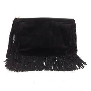 PIERRE HARDY Black Suede Shoulder: PIERRE HARDY Black Suede Shoulder Brand: PIERRE HARDY Style: Shoulder Bag Exterior Color: Black Exterior Material: Suede Accessories: Dust Bag Department: Women Type: Shoulder Bag B: Reasonable