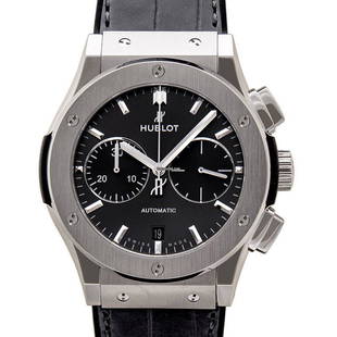 Hublot Classic Fusion Racing Grey Chronograph Titanium Automatic Grey Dial Men's Watch - 521.NX.7: Hublot Classic Fusion Racing Grey Chronograph Titanium Automatic Grey Dial Men's Watch - 521.NX.7 Brand: Hublot Model: Classic Fusion Racing Grey Dealer product code: 5132A Movement: Automatic Case