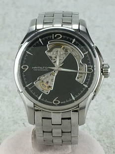 HAMILTON Viewmatic Self-winding Analog Stainless Steel Black Men's Watch: HAMILTON Viewmatic Self-winding Analog Stainless Steel Black Men's Watch Brand: Hamilton Type: Wristwatch Department: Mens Pre-Owned The Mynt Guarantee: All items in this auction are guaranteed