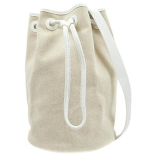 HERMES Sac Marine Recife PM Shoulder Bag Purse Toile H Courchevel Natural: HERMES Sac Marine Recife PM Shoulder Bag Purse Toile H Courchevel Natural Gender: Women Country/Region of Manufacture: France Style: Shoulder Bag Decade: Unknown Material: Toile H Veau Greine