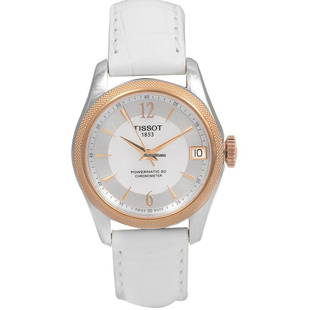 Tissot T-Classic Ballade Powermatic 80 Cosc Lady Automatic Mother Of Pearl Dial Watch - T108.208.: Tissot T-Classic Ballade Powermatic 80 Cosc Lady Automatic Mother Of Pearl Dial Watch - T108.208. Brand: Tissot Dealer product code: 11856A Movement: Automatic Case material: Steel Bracelet material: