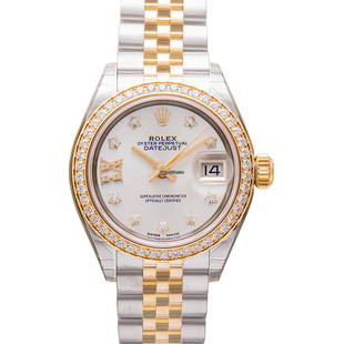 Rolex Lady Datejust Silver Steel/18k Yellow Gold Dia 28mm - 279383RBR: Rolex Lady Datejust Silver Steel/18k Yellow Gold Dia 28mm - 279383RBR Brand: Rolex Model: Lady-Datejust Dealer product code: 5376A Movement: Automatic Case material: Steel Bracelet material: Yellow