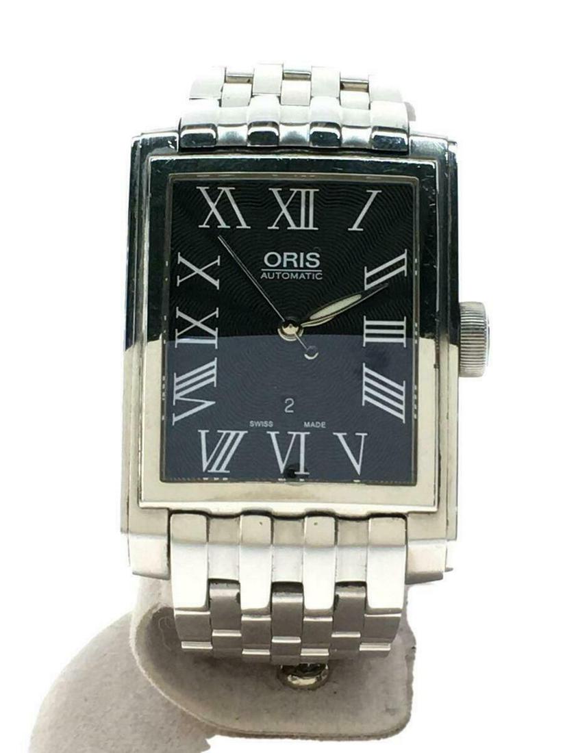 ORIS Black Self-winding Analog Stainless Steel Automatic Men's Watch: ORIS Black Self-winding Analog Stainless Steel Automatic Men's Watch Brand: Oris Type: Wristwatch Department: Mens Pre-Owned The Mynt Guarantee: All items in this auction are guaranteed authentic and