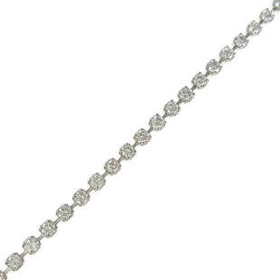 PT Diamond Bracelet: PT Diamond Bracelet Brand: Unbranded Style: Bracelet Material: PT Gender: Ladies Size: 17cm Main Stone: Diamond 2.00ct ActualSize: width : 2.5mm CenterStone: Diamond 2.00ct Type: Bracelet Metal: PT