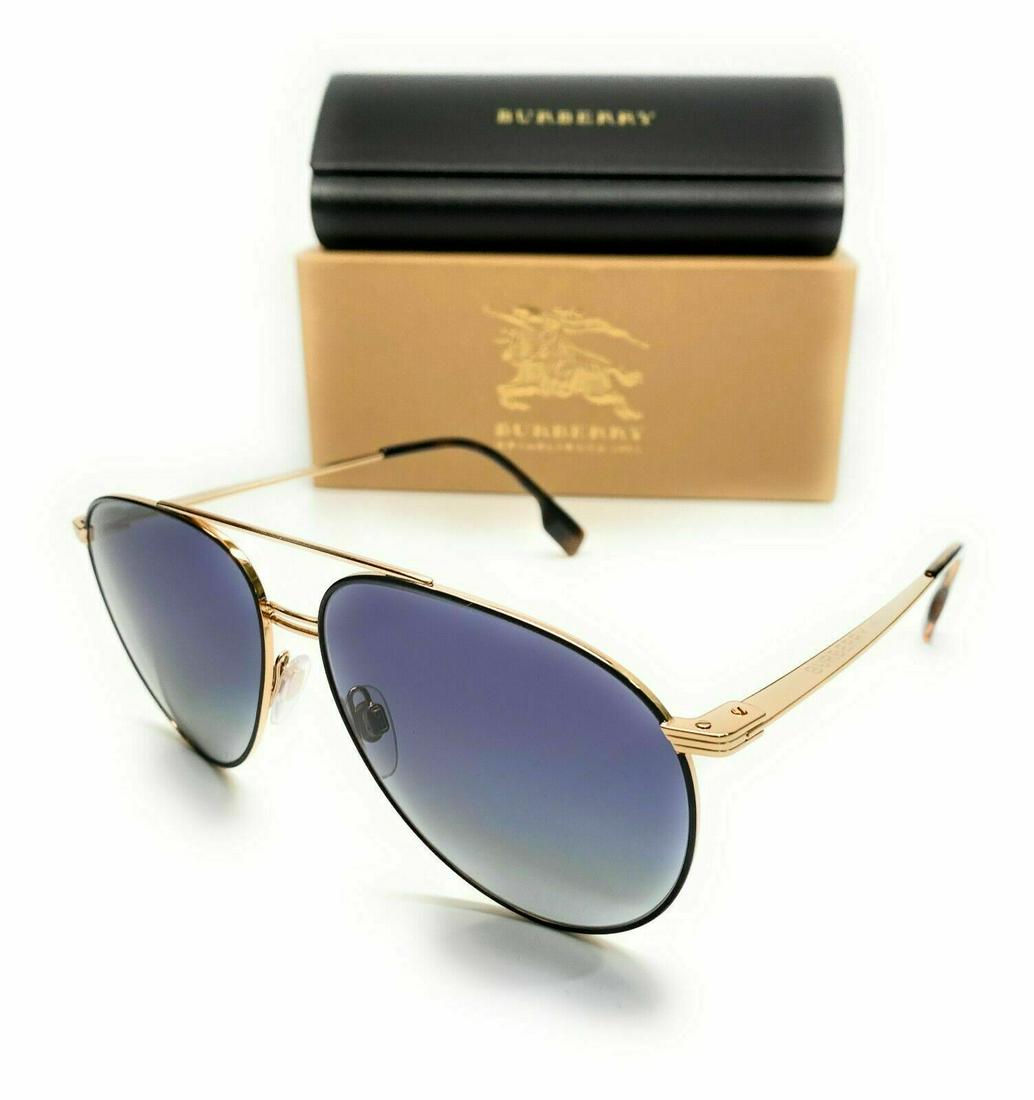 Burberry BE3108 10174L Matte Black Men's Pilot Sunglasses 60: Burberry BE3108 10174L Matte Black Men's Pilot Sunglasses 60 Lens Material: Plastic Country/Region Of Manufacture: Italy Department: Men Style: Aviator Temple Length: 145 mm Theme: Metal Lens Technolo