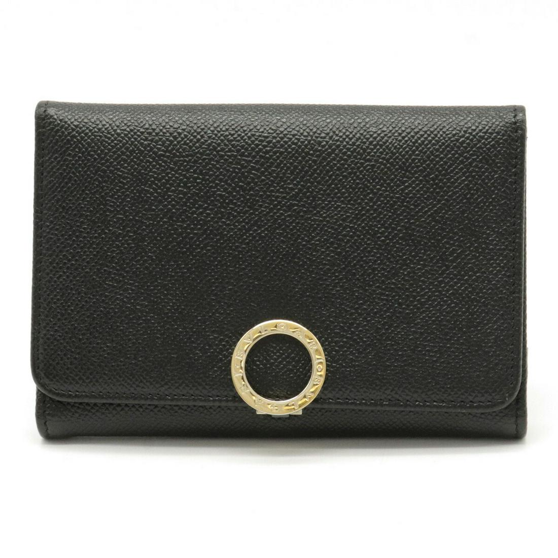 BVLGARI Bvlgari Clip Double Wallet W Folded Leather Black 280555: BVLGARI Bvlgari Clip Double Wallet W Folded Leather Black 280555 Brand: Bvlgari Type: Wallet (bi-fold) Material: Leather Leather: Color: Black Size (HxWxD): 10cm x 14.5cm / 3.93 x 5.7 Overall Scratche