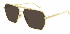 BOTTEGA VENETA BV1012S 003 Gold Square Rectangle Men's 60 mm: BOTTEGA VENETA BV1012S 003 Gold Square Rectangle Men's 60 mm Lens Technology: Gradient Anti-Reflective Vintage: No Brand: Bottega Veneta Frame Color: Gold Department: Men Uv Protection: UV400 Type: Su