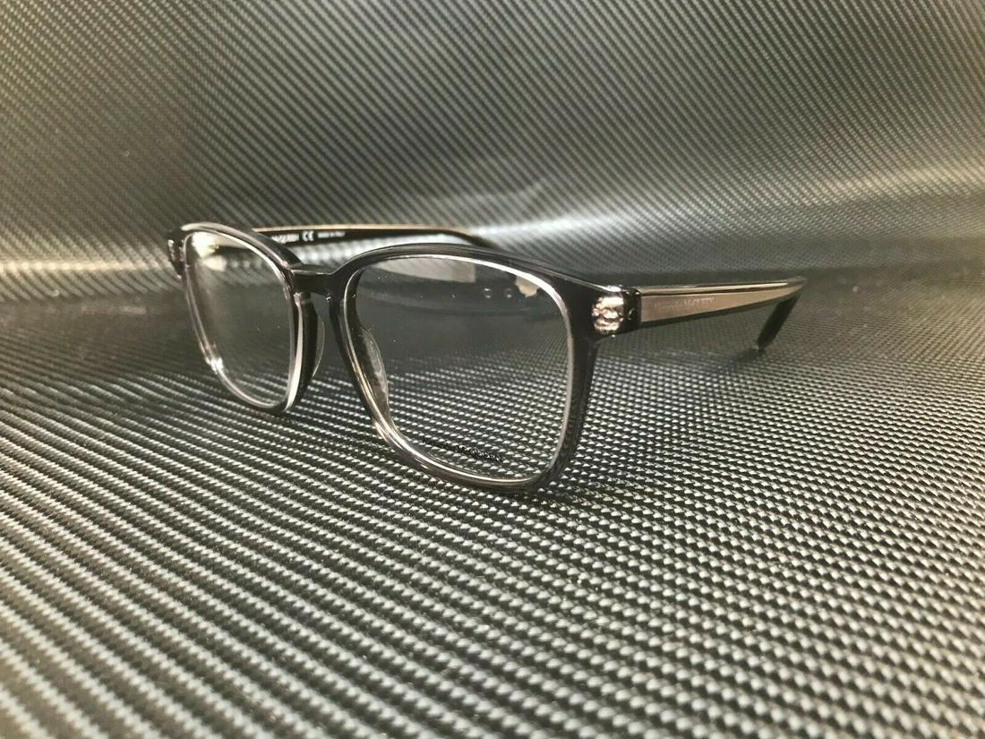 ALEXANDER MCQUEEN AM0244O 001 Grey Square Rectangle Men's 53 mm: ALEXANDER MCQUEEN AM0244O 001 Grey Square Rectangle Men's 53 mm Department: Boys Style: Rectangle Type: Eyeglasses Brand: Alexander McQueen Frame Color: Beige New The Mynt Guarantee: All items in this