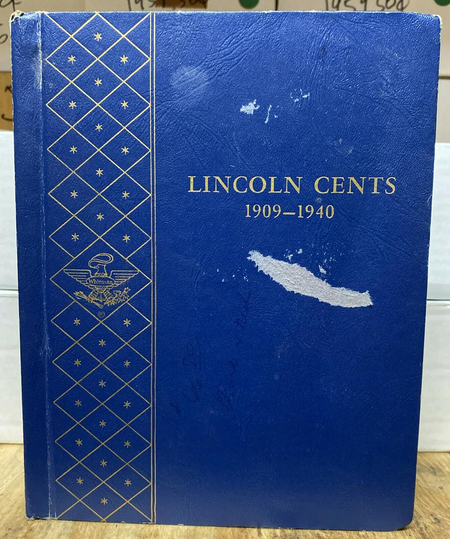 WHITMAN ALBUM: 9405 LINCOLN CENTS 1909-1940 - PARTIAL ALBUM - 23: WHITMAN ALBUM: 9405 LINCOLN CENTS 1909-1940 - PARTIAL ALBUM - 23 Brand: Whitman Pre-Owned The MYNT Guarantee: All items in this auction are guaranteed authentic and come with a 100% money-back guarant