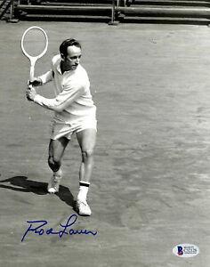 Rod Laver Tennis Signed 8x10 Photo Autographed BAS/PSA: Rod Laver Tennis Signed 8x10 Photo Autographed BAS/PSA Product: Ball Hat Index Card Lithograph Print Magazine Photo Plaque Sport: Tennis Original/Reprint: Original Player: Rod Laver Autograph Authenti